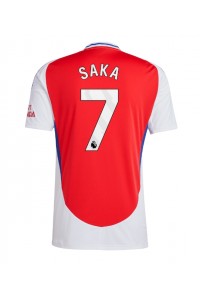 Arsenal Bukayo Saka #7 Jalkapallovaatteet Kotipaita 2024-25 Lyhythihainen